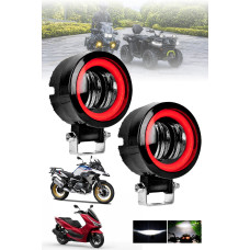 Motosiklet Atv Sis Farı Angelli 2 ADET SET ANGEL RENK SEÇENEKLİ