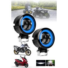 Motosiklet Atv Sis Farı Angelli 2 ADET SET ANGEL RENK SEÇENEKLİ