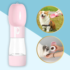 Taşınabilir Kedi Köpek Mama Ve Su Kabı Şişesi Seyahat Gezi Ve Park Yürüyüş İçin 2'si 1 Arada