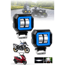 Motosiklet Atv Sis Farı Angelli 2 ADET SET ANGEL RENK SEÇENEKLİ